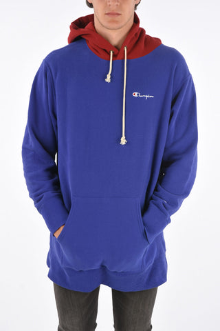 embroidered logo hoodie sweatshirt