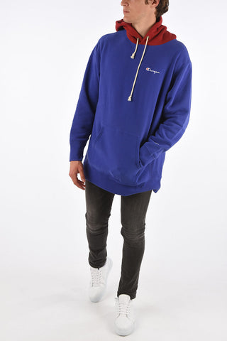 embroidered logo hoodie sweatshirt