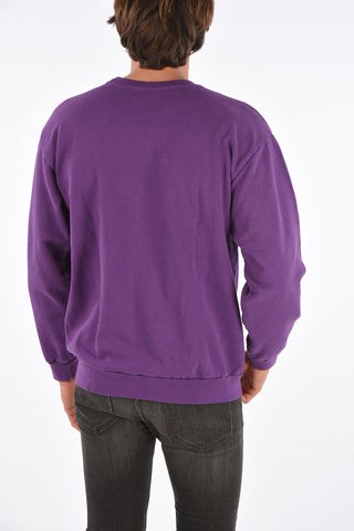 felpa girocollo in cotone