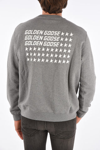 printed crew-neck sweatshirt