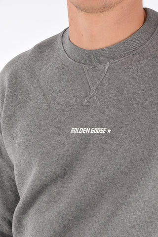 printed crew-neck sweatshirt