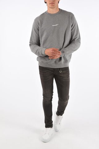 printed crew-neck sweatshirt