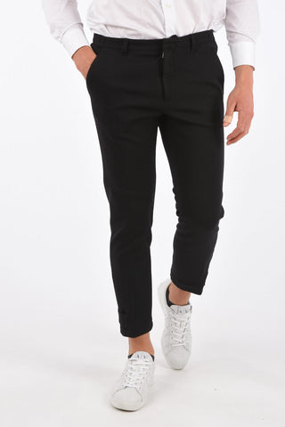 pantalone con passanti in lana vergine
