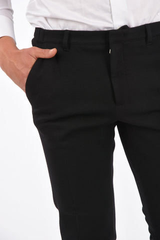 pantalone con passanti in lana vergine