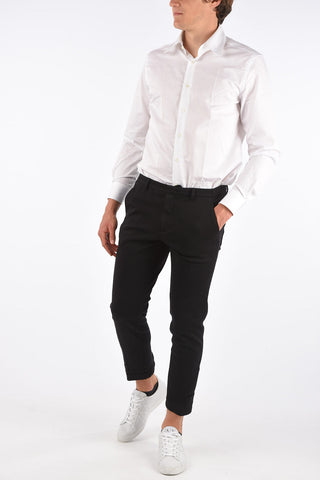 pantalone con passanti in lana vergine