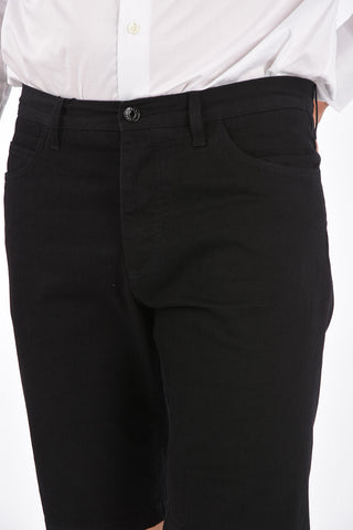 shorts in denim a vita regolare