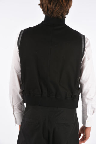 sleeveless mesh jacket
