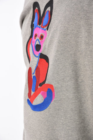 ACIDE Embroidered Crew-Neck Sweater