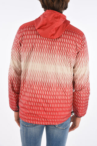 hooded reversible jacket