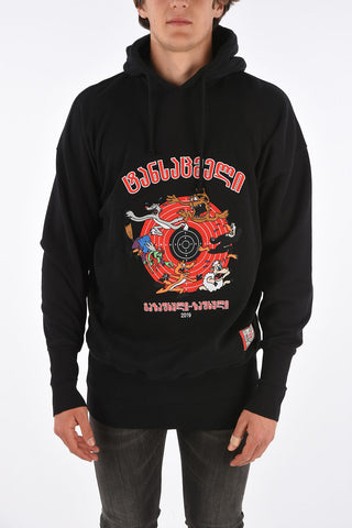 Embroidered hoodie sweatshirt
