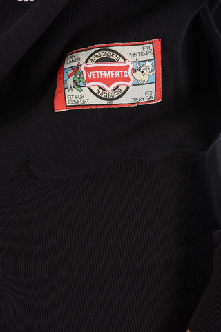 Embroidered hoodie sweatshirt