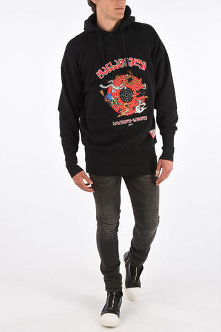 Embroidered hoodie sweatshirt