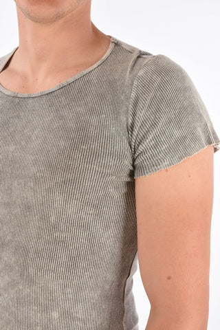 Ribbed Asymmetrical t-shirt