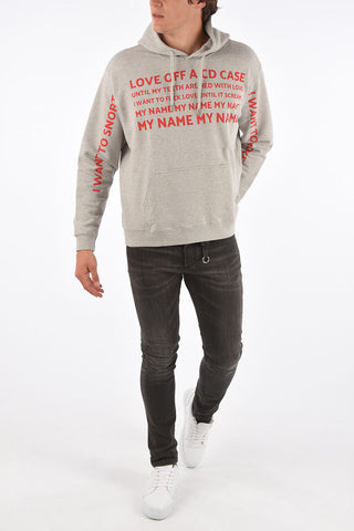 printed hoodie sweatshirt