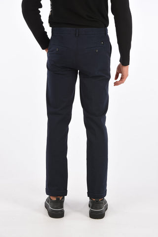 pantalone ad orlo con risvolto JOVI in cotone stretch