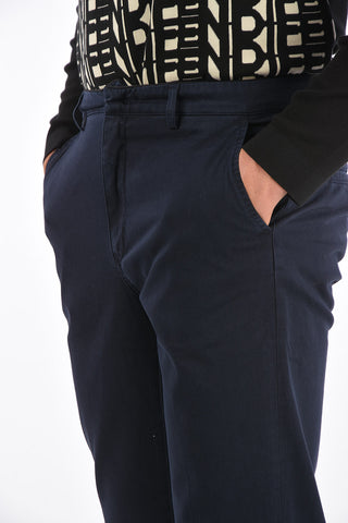 pantalone ad orlo con risvolto JOVI in cotone stretch