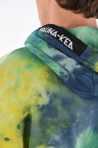 tie dye effect hoodie sweatshirt