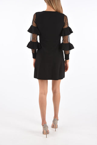Layered Sleeve A-Line Dress