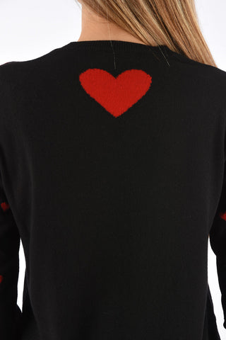 Embroidered Heart Mini Dress