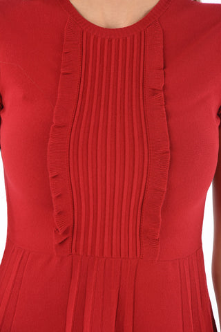 Short Sleeve Accordion Mini Dress