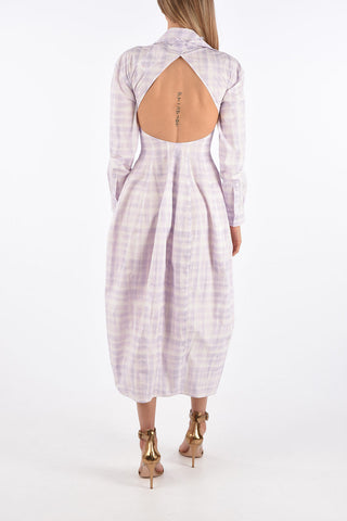 Tartan Unstructured Shirt-Dress