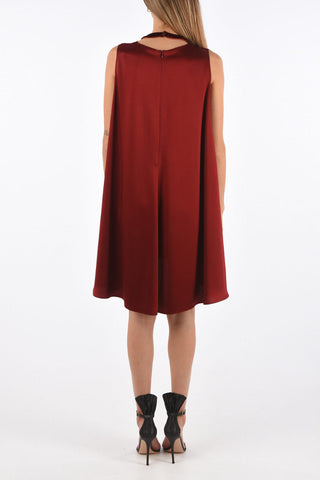 GARAVANI Satin Draped Dress