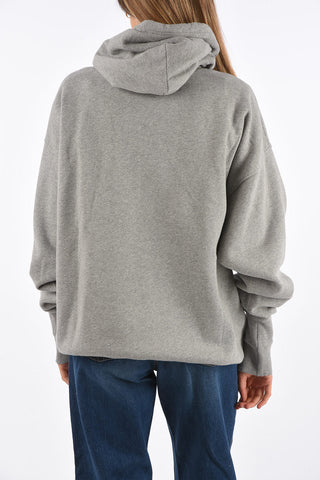 embroidered oversize fit sweatshirt