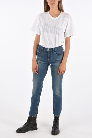 Frayed Hem ADELE Slim Fit Jeans