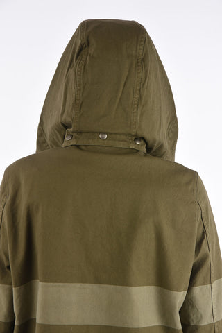 Cropped Trench with Removable Hood