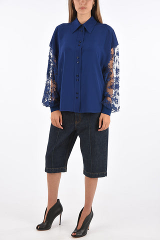 Laced Sleeve Shirt