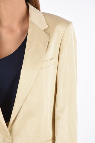 Blazer BLANCHE con Tasche con Aletta 
