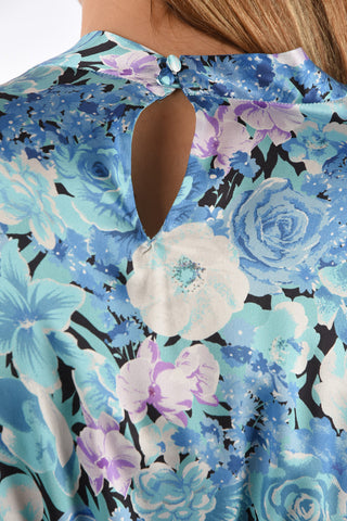 Belted Asymmetrical Ruffle Dress