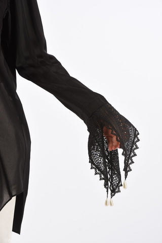 Shirt LACE PETAL with Jewel Applications