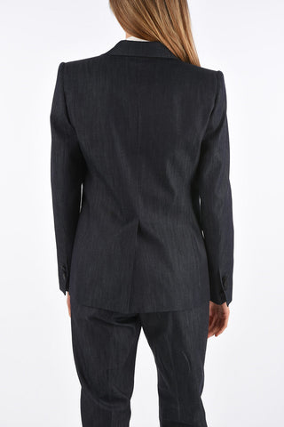 Lined Peaked Lapel Suit 