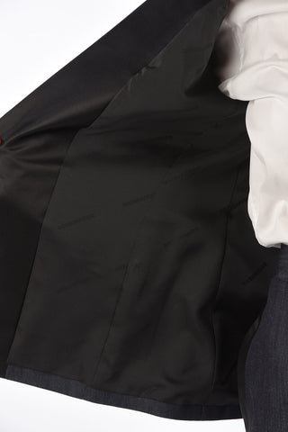 Lined Peaked Lapel Suit 