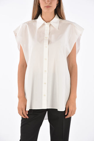 Sleeveless Oversized Shirt