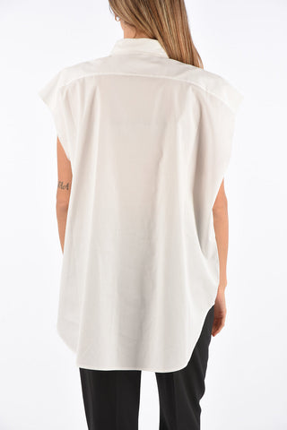 Sleeveless Oversized Shirt