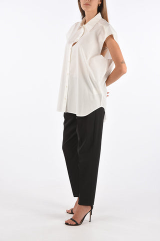 Sleeveless Oversized Shirt