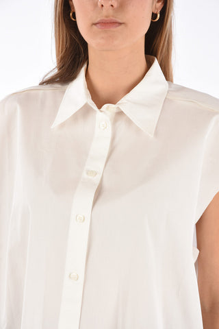 Sleeveless Oversized Shirt