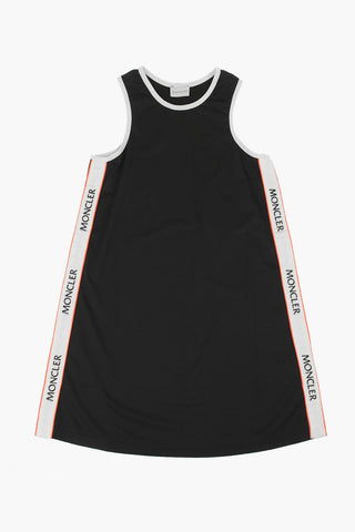 Nylon Dress with logoed side band
