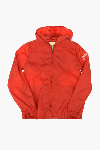 Nylon Logo Printed Jacket