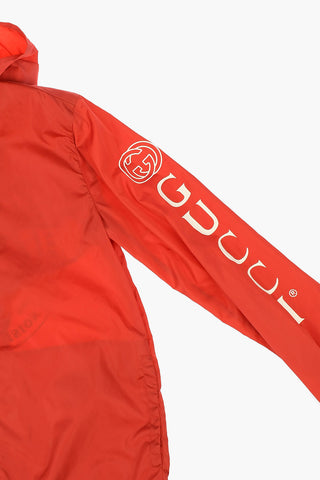 Nylon Logo Printed Jacket