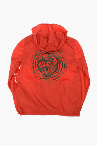 Nylon Logo Printed Jacket