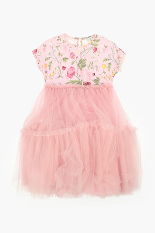 Dress with Tulle Skirt