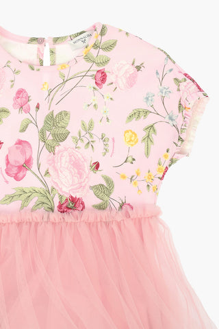 Dress with Tulle Skirt