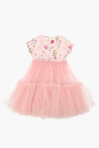 Dress with Tulle Skirt