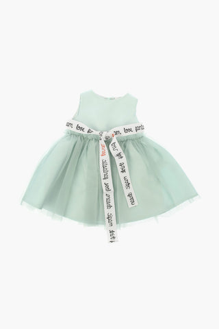 Dress with Tulle Skirt