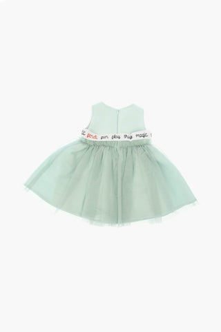 Dress with Tulle Skirt