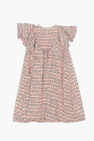Hearts Printed Dress