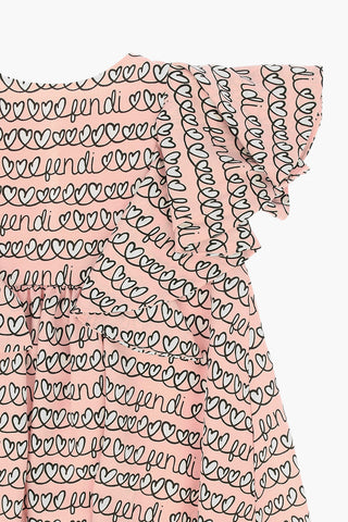 Hearts Printed Dress